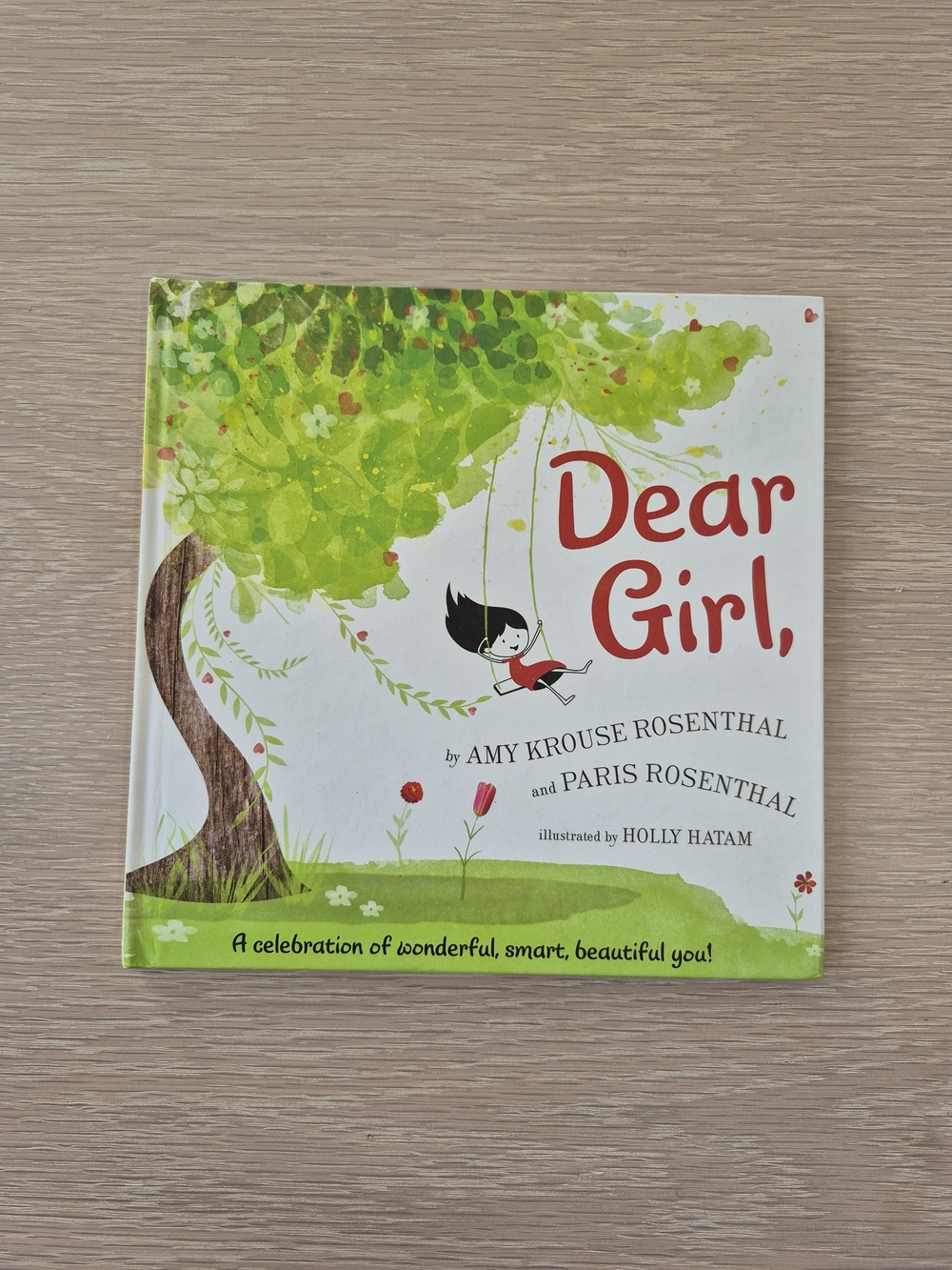 Dear Girl, Children’s Picture Book - Green & White